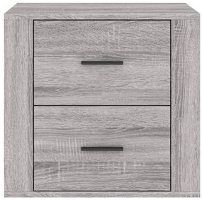 vidaXL Κομοδίνο Γκρι Sonoma 50x39x47 εκ.