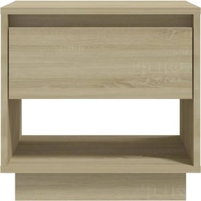 vidaXL Κομοδίνο Χρώμα Sonoma Δρυς 45 x 34 x 44 εκ. από Μοριοσανίδα