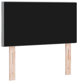 vidaXL Υφασμάτινο Κεφαλάρι Geometric Ανοιχτό γκρι 80 cm ύφασμα