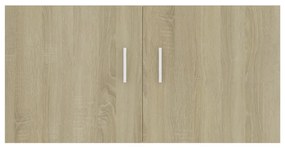 vidaXL Ντουλάπι Επιτοίχιο Sonoma Δρυς 80 x 39 x 40 εκ. από Επεξ. Ξύλο