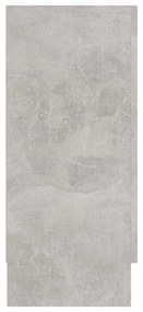 vidaXL Βιτρίνα Γκρι Σκυροδέματος 120 x 30,5 x 70 εκ. από Επεξ. Ξύλο