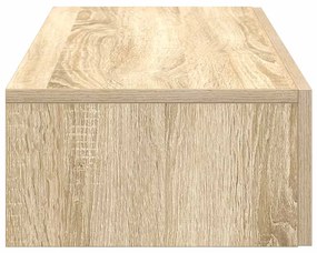 vidaXL Ράφι τοίχου με συρτάρια Sonoma Oak Κατασκευασμένο ξύλο