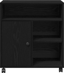 vidaXL Σταντ Εκτυπωτή Μαύρη δρυς 60 x 50 x 67 εκ. Επεξεργασμένο ξύλο