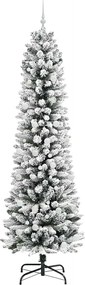 vidaXL Τεχνητό Χριστουγεννιάτικο Δέντρο με 300 LED Λευκό 240 cm