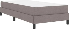 VidaXL Κρεβάτι με ελατήρια Taupe 100 x 200 cm ύφασμα
