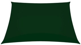 Πανί Σκίασης Τετράγωνο Σκούρο Πράσινο 7 x 7 μ από Ύφασμα Oxford - Πράσινο