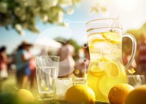 Σετ των 2 Intra Συλλεκτικό Ξύλινο Παζλ Plywood 4mm - Υπαίθρια συγκέντρωση λεμονάδας στάμνας Σε Ξύλινο Κουτί - Διαστάσεις: 10x10 cm – 25 κομμάτια