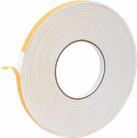 vidaXL Αυτοκόλλητη ταινία αφρού Λευκό 10 χιλ. x 10 μ. Χ foam CR