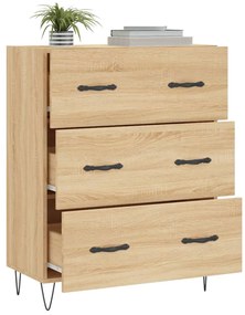 vidaXL Ντουλάπι Sonoma Δρυς 69,5 x 34 x 90 εκ. από Επεξεργασμένο Ξύλο