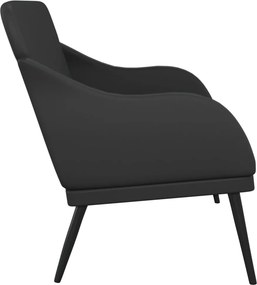 vidaXL Πάγκος Μαύρος 110x76x80 εκ. από Συνθετικό Δέρμα