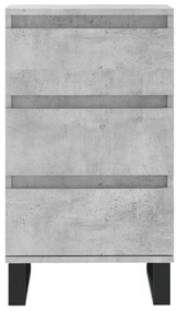vidaXL Συρταριέρα Γκρι Σκυροδ. 40 x 35 x 70 εκ. από Επεξεργασμένο Ξύλο