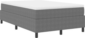 vidaXL Κρεβάτι πλατφόρμα Ανοιχτό γκρι 120 x 200 cm