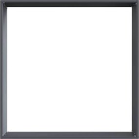 vidaXL Περίγραμμα γκαζόν Ανθρακί 60 x 60 x 13 εκ Ατσάλι
