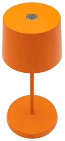 Φωτιστικό Επιτραπέζιο Επαναφορτιζόμενο Olivia Mini LD0860Z3 Φ11x22cm Led 2,2W Orange Zafferano