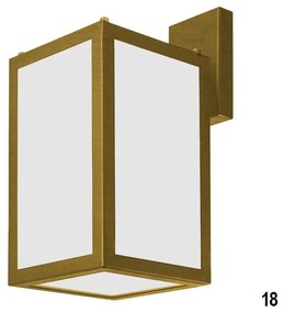 Φωτιστικό Τοίχου 01375-18 E27 18x37cm Oxidized Gold Luma