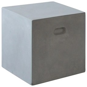 CONCRETE Cubic Σκαμπό Κήπου - Βεράντας, Cement Grey   1τμχ