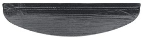 Πατάκια Σκάλας Αυτοκόλλητα 10 τεμ. Μαύρα 65 x 22,5 x 3,5 εκ. - Μαύρο