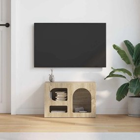 vidaXL Ντουλάπι TV Δρύς Sonoma 60 x 35 x 40 εκ. Επεξεργασμένο ξύλο