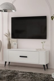 Stewehome Μοντέρνο έπιπλο τηλεόρασης με ντουλάπι 120x26x48 cm