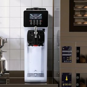 VEVOR Soft Serve Ice Cream Machine Maker 10L/H Yield Single Flavor Countertop