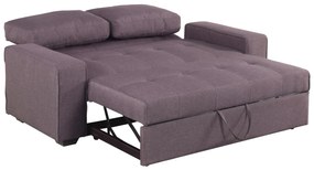 Καναπές - Κρεβάτι Kanna 2θέσιος Ύφασμα Καφέ 176x102x91 εκ. 176x102x91 εκ.