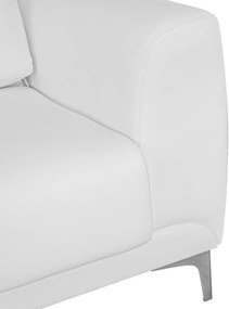 ΚΑΝΑΠΕΣ 3ΘΕΣΙΟΣ KENZIE HM3121.32 ΜΕ ΛΕΥΚΟ PU 190x81x81 εκ.