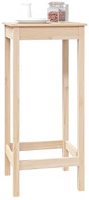 vidaXL Τραπέζι Μπαρ 50 x 50 x 110 εκ. από Μασίφ Ξύλο Πεύκου