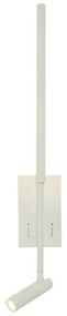 Απλίκα Φωτιστικό Τοίχου 64cm LED 5W IP20 3000K Zambelis-23040-Λευκό 23040