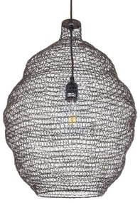 Φωτιστικό Οροφής Kentucky 01899 Φ40x60cm 1xE27 Dark Brown GloboStar