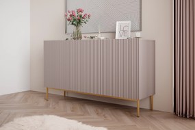 Μπουφές Niki Αντίκ Ροζ + Χρυσά Πόδια 150x85x45cm - BOG4589