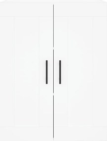 vidaXL Ντουλάπι Λευκό 69,5x34x180 εκ. από Επεξεργασμένο Ξύλο