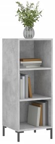 vidaXL Ντουλάπι Γκρι Σκυροδέματος 34,5x32,5x90 εκ. Επεξεργασμένο Ξύλο