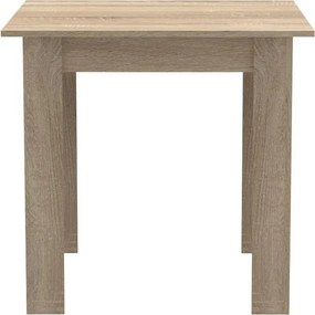 Τραπέζι Manka I μελαμίνη σε sonoma απόχρωση 80x80x77εκ 80x80x77 εκ.