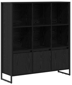 vidaXL Βιβλιοθήκη 2 pcs Μαύρη Οξυά 99,5 x 30 x 108 εκ.