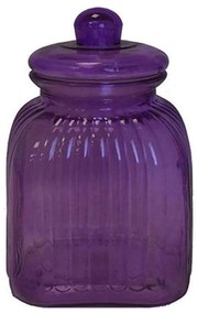 Δοχείο Αποθήκευσης Με Καπάκι 00.03.3274 3300ml Γυάλινο Purple Glass
