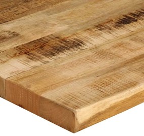vidaXL Επιφάνεια Τραπεζιού 40x40x2,5 εκ. Live Edge Μασίφ Ξύλο Μάνγκο