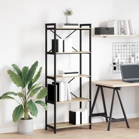 vidaXL Βιβλιοθήκη Sonoma Δρυς 60 x 30 x 153 εκ Επεξεργασμένο ξύλο
