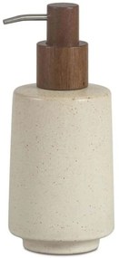 Δοχείο Κρεμοσάπουνου Kala AH-BA25514 Φ8x19cm Beige Andrea House Κεραμικό
