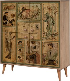 Ντουλάπι Sonoma Δρυς GOFLAE 95x36x111