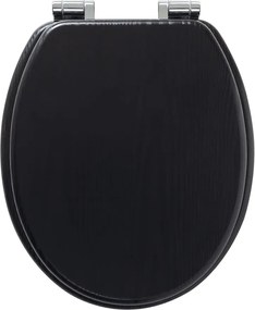 Tiger Blackwash Καπάκι Λεκάνης MDF Black 252030746