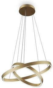 Κρεμαστό Φωτιστικό Οροφής LED 61W Rim 3000K Φ60 MAYTONI-MOD058PL-L55BS3K-Ορείχαλκος MOD058PL-L55BS3K