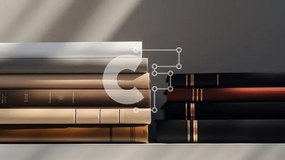 Intra Συλλεκτικό Ξύλινο Παζλ Plywood  4mm - Διαφορετική στοίβα βιβλίων Σε Ξύλινο Κουτί - Διαστάσεις Puzzle: 10x10 cm – 25 κομμάτια