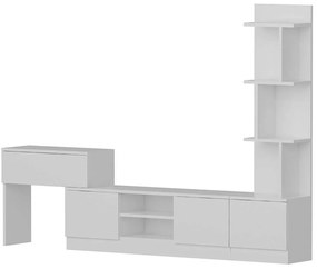 Σύνθεση Τηλεόρασης Team 788DEC3067 120x29,5x150cm White