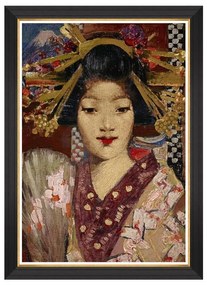 Κάδρο Geisha Girl By George Henry FA13176 70X100 MindTheGap Κάθετοι Ξύλο
