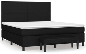 ΚΡΕΒΑΤΙ BOXSPRING ΜΕ ΣΤΡΩΜΑ ΜΑΥΡΟ 160X200 ΕΚ. ΥΦΑΣΜΑΤΙΝΟ 3136447