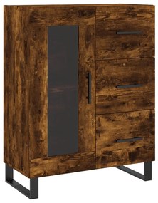 vidaXL Ντουλάπι Καπνιστή Δρυς 69,5 x 34 x 90 εκ. Επεξεργασμένο Ξύλο