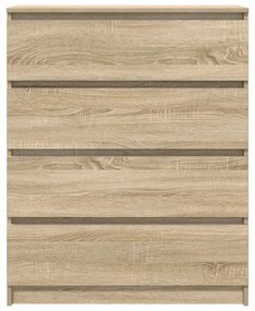 vidaXL Sideboard Sonoma Oak 80x35x99 cm Κατασκευασμένο ξύλο