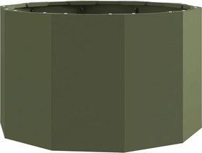 vidaXL Γλάστρα Ελιά Πράσινη 60 x 60 x 35 cm Ατσάλι