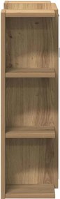 vidaXL Ντουλάπι Μπάνιου Τεχνίτης Δρυς 80x20,5x64 εκ Επεξεργασμένο Ξύλο