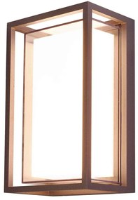 Φωτιστικό Τοίχου - Απλίκα Leon LED LEON12C 14,5x10x24cm Led 1200lm 12W Corten Bot Lighting